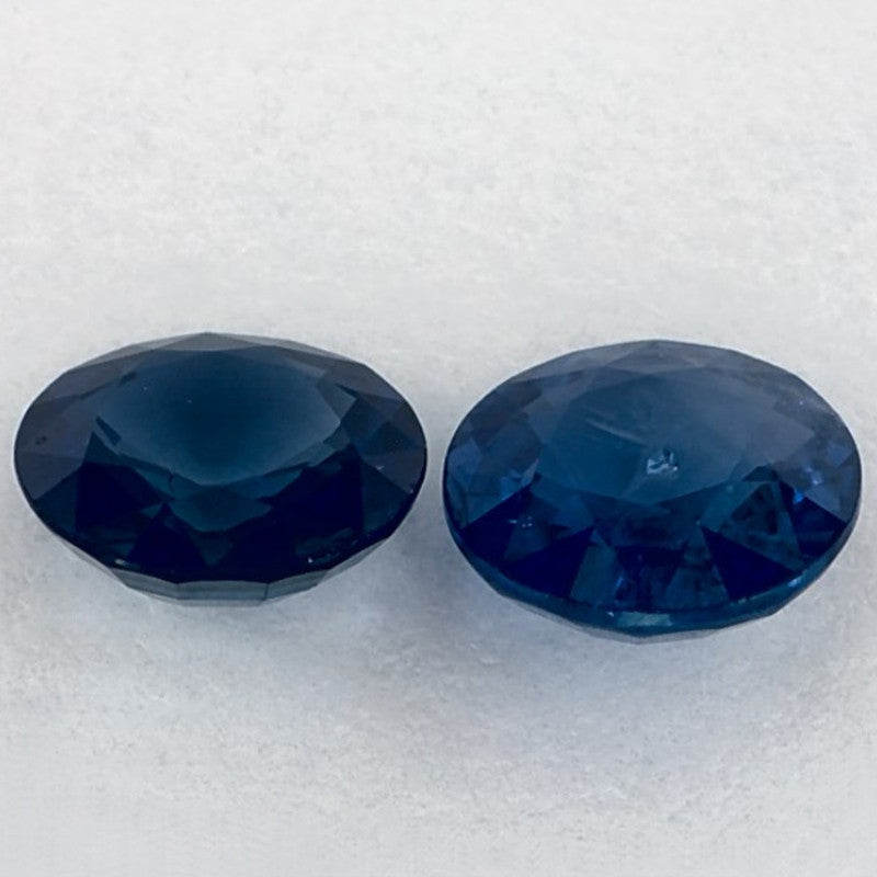 1.64 Carat Round Natural Blue Sapphire