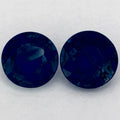 1.76 Total Carat Weight Round Natural Blue Sapphire