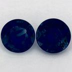 1.76 Total Carat Weight Round Natural Blue Sapphire