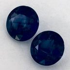 1.89 Total Carat Weight Round Natural Blue Sapphire