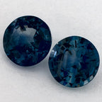 1.90 Total Carat Weight Round Natural Blue Sapphire