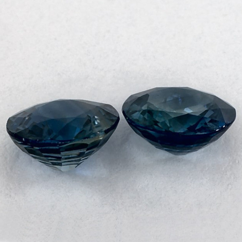 1.90 Total Carat Weight Round Natural Blue Sapphire