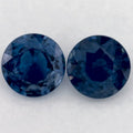 1.91 Total Carat Weight Round Natural Blue Sapphire