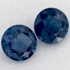 1.91 Total Carat Weight Round Natural Blue Sapphire