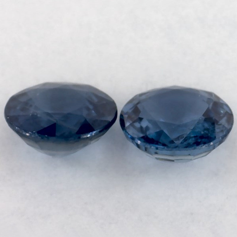 1.91 Total Carat Weight Round Natural Blue Sapphire