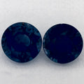 1.92 Carat Round Natural Blue Sapphire