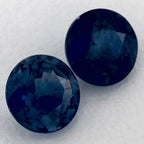 1.92 Carat Round Natural Blue Sapphire