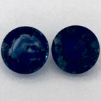 2.02 Carat Round Natural Blue Sapphire