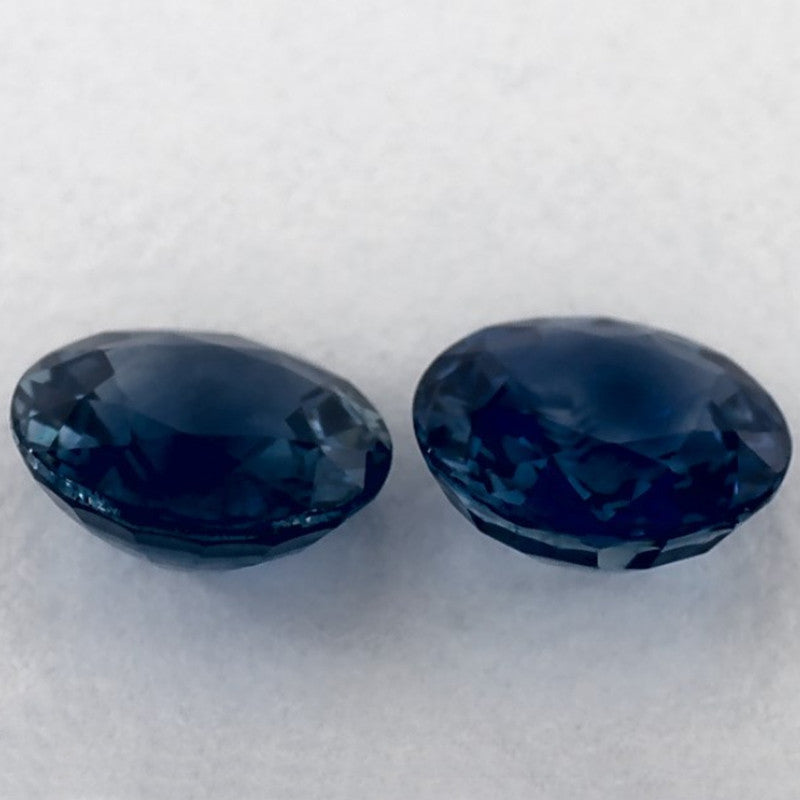 2.02 Carat Round Natural Blue Sapphire