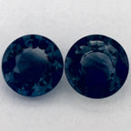 2.06 Carat Round Natural Blue Sapphire