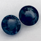 2.06 Carat Round Natural Blue Sapphire