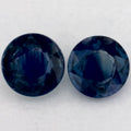 2.29 Total Carat Weight Round Natural Blue Sapphire