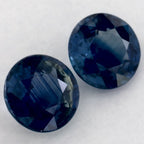 2.29 Total Carat Weight Round Natural Blue Sapphire