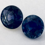 2.32 Carat Round Natural Blue Sapphire