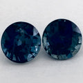2.41 Carat Round Natural Blue Sapphire