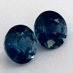 2.41 Carat Round Natural Blue Sapphire