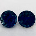 2.42 Carat Round Natural Blue Sapphire