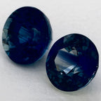 2.42 Carat Round Natural Blue Sapphire