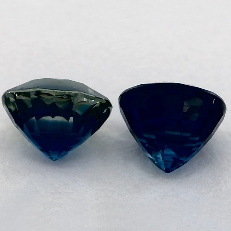 2.42 Carat Round Natural Blue Sapphire