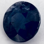 1.14 Carat Round Natural Blue Sapphire