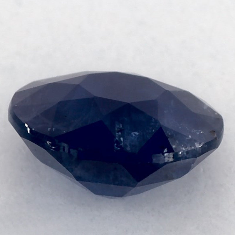 1.14 Carat Round Natural Blue Sapphire