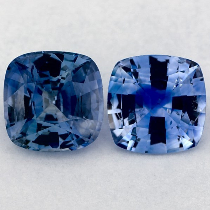 2.13 Carat Cushion Natural Blue Sapphire