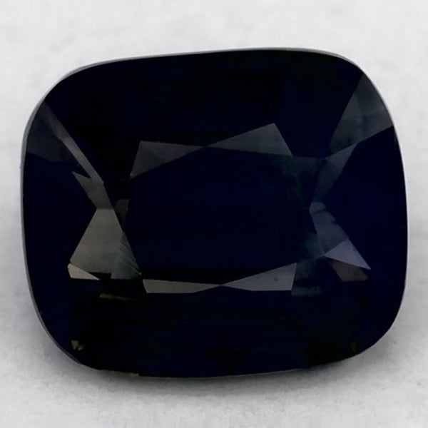 2.03 Carat Cushion Natural Blue Sapphire