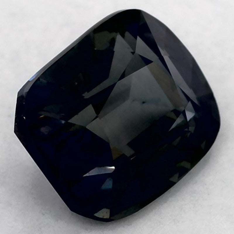 2.03 Carat Cushion Natural Blue Sapphire