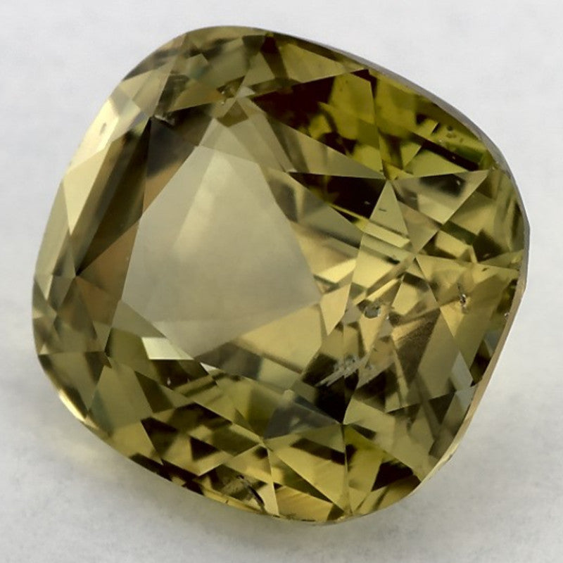 3.61 Carat Cushion Natural Green Sapphire