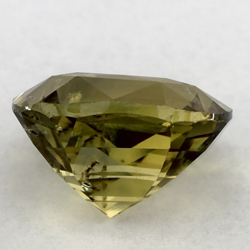 3.61 Carat Cushion Natural Green Sapphire