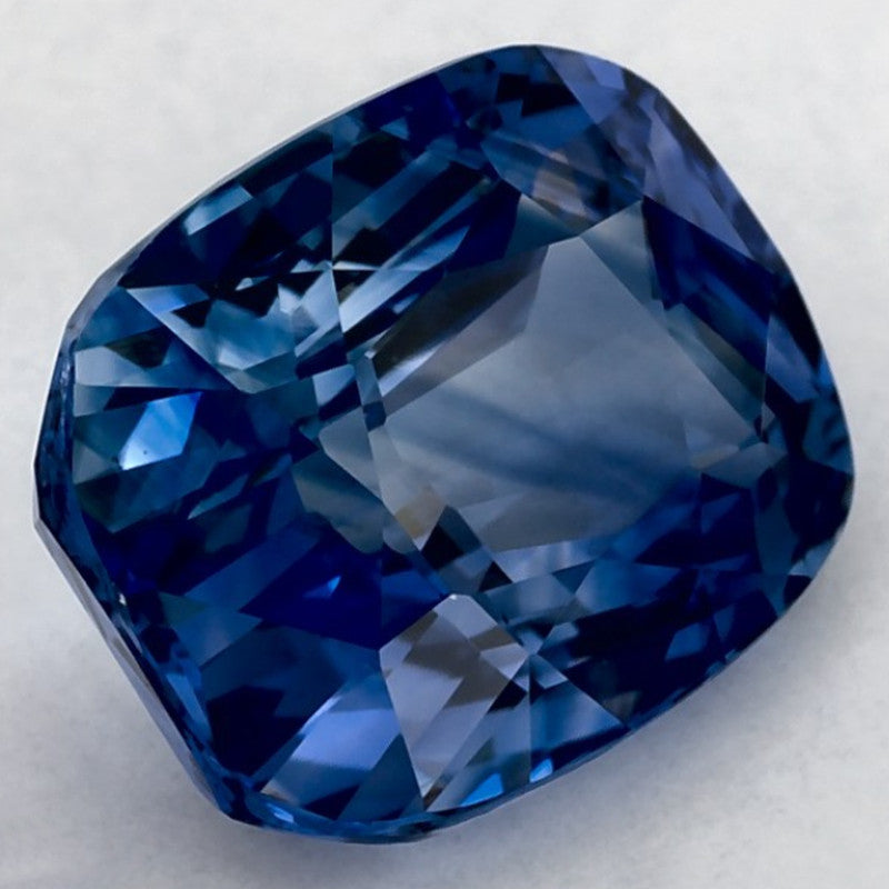 3.65 Carat Cushion Natural Blue Sapphire