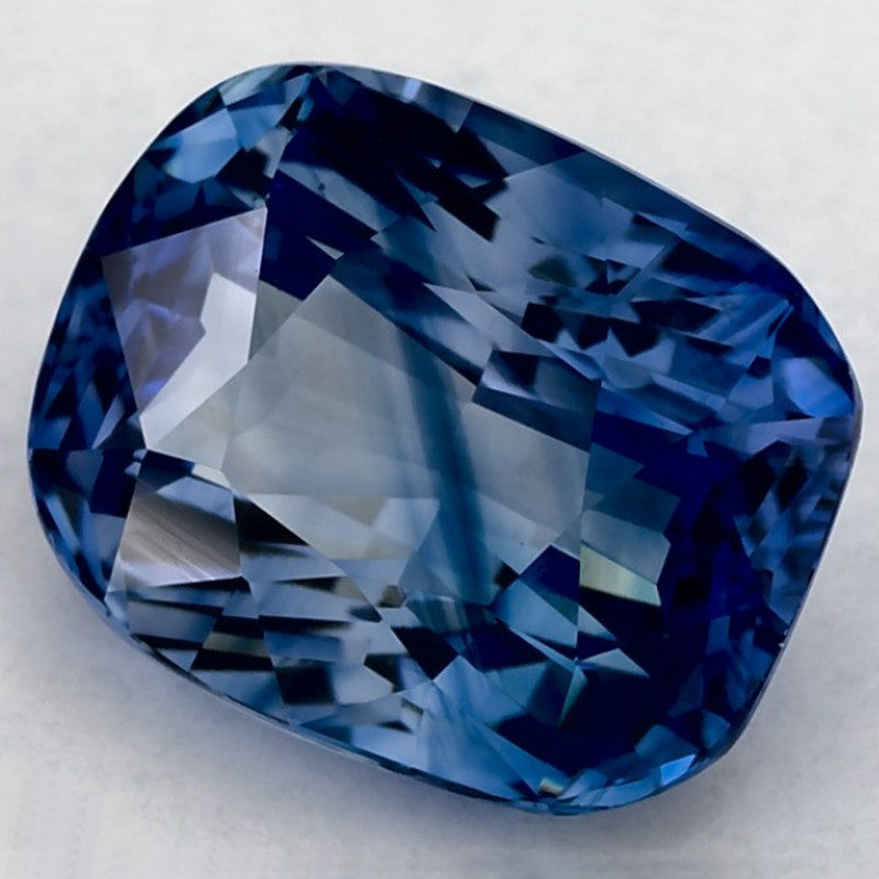 3.65 Carat Cushion Natural Blue Sapphire