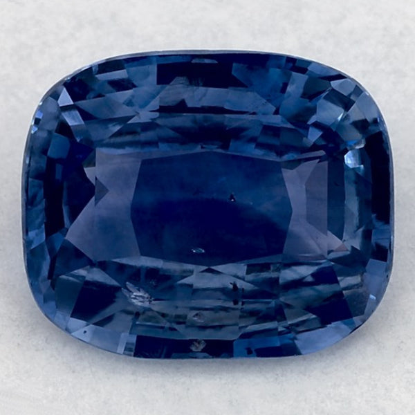 3.02 Carat Cushion Natural Blue Sapphire