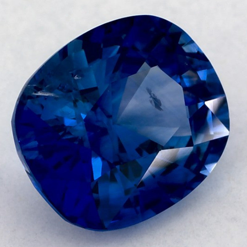 3.03 Carat Cushion Natural Blue Sapphire