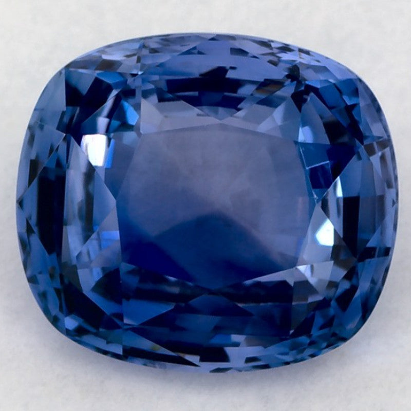 2.99 Carat Cushion Natural Blue Sapphire