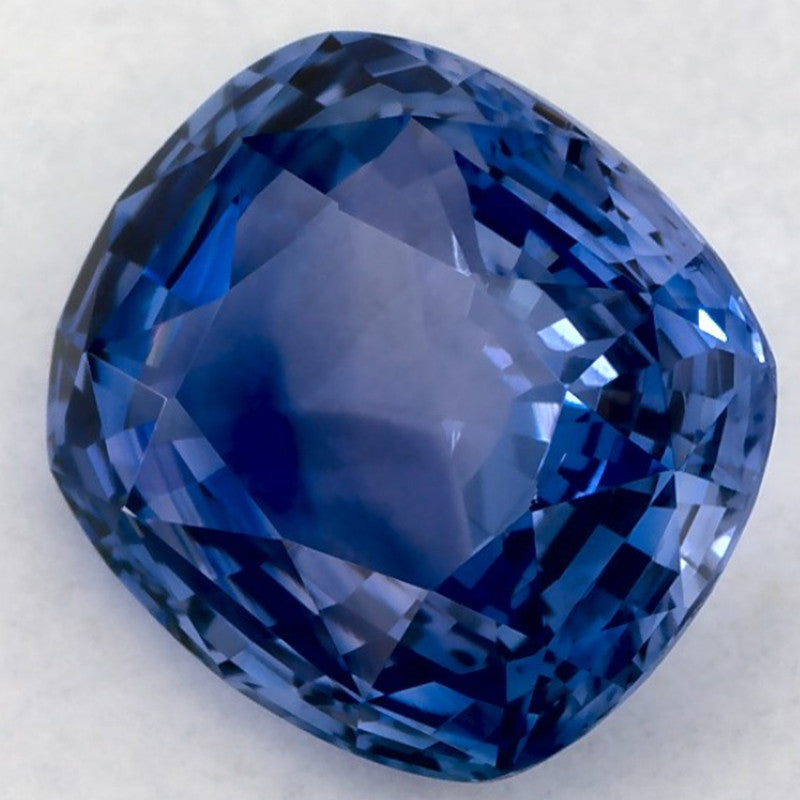 2.99 Carat Cushion Natural Blue Sapphire