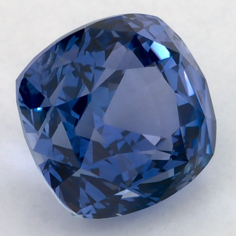 3.17 Carat Cushion Natural Blue Sapphire