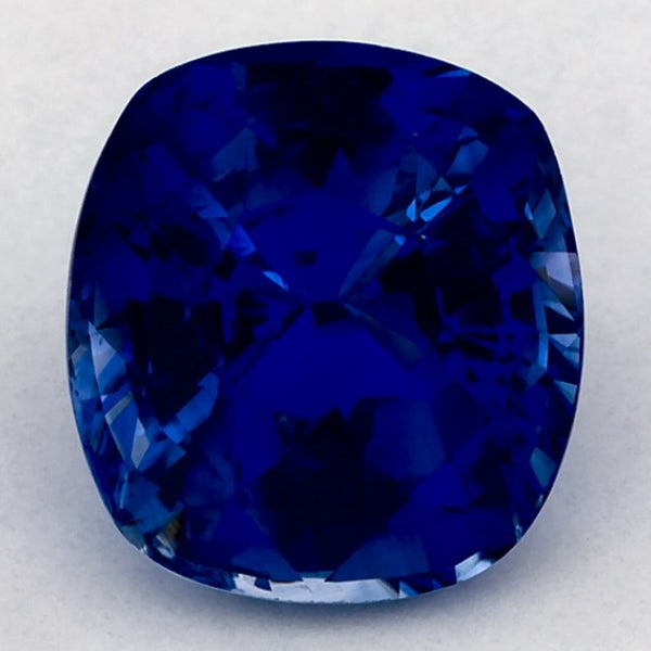 4.00 Carat Cushion Natural Blue Sapphire