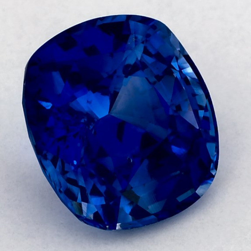 4.00 Carat Cushion Natural Blue Sapphire
