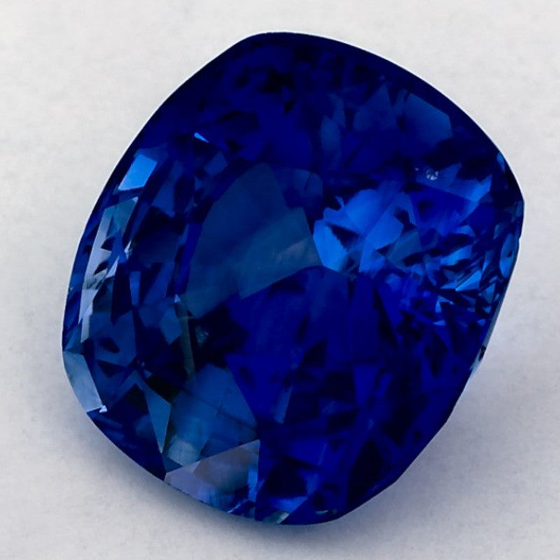 4.00 Carat Cushion Natural Blue Sapphire