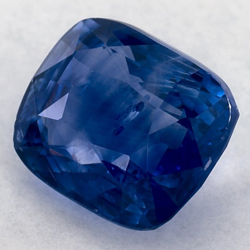 3.99 Carat Cushion Natural Blue Sapphire