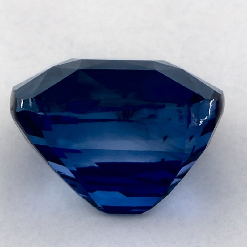 6.08 Carat Cushion Natural Blue Sapphire