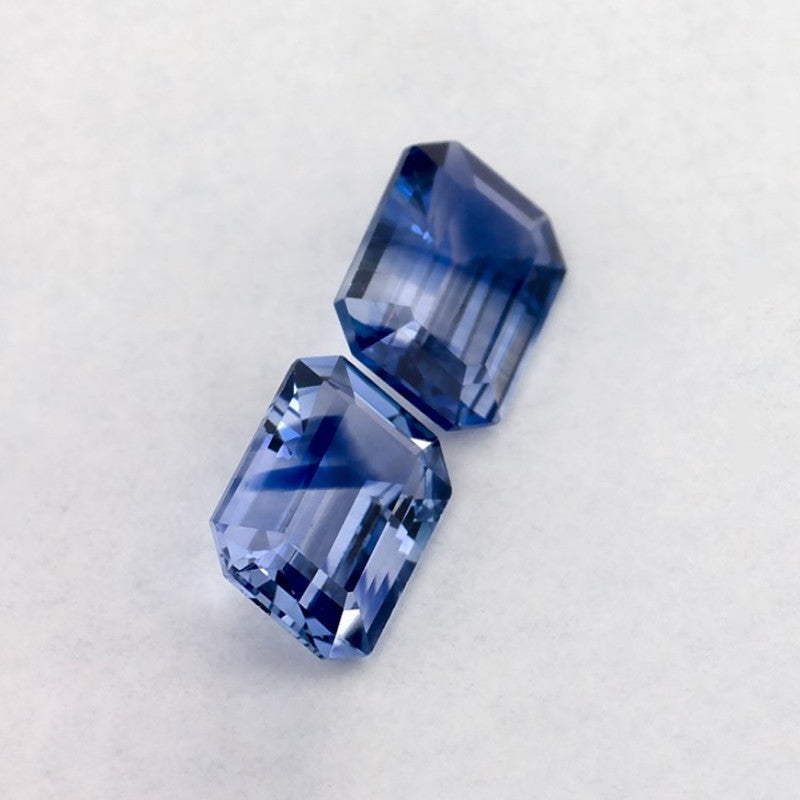 1.49 Total Carat Weight Emerald Natural Blue Sapphire