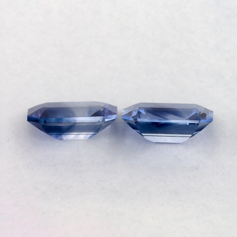 1.49 Total Carat Weight Emerald Natural Blue Sapphire