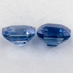 2.57 Carat Asscher Natural Blue Sapphire