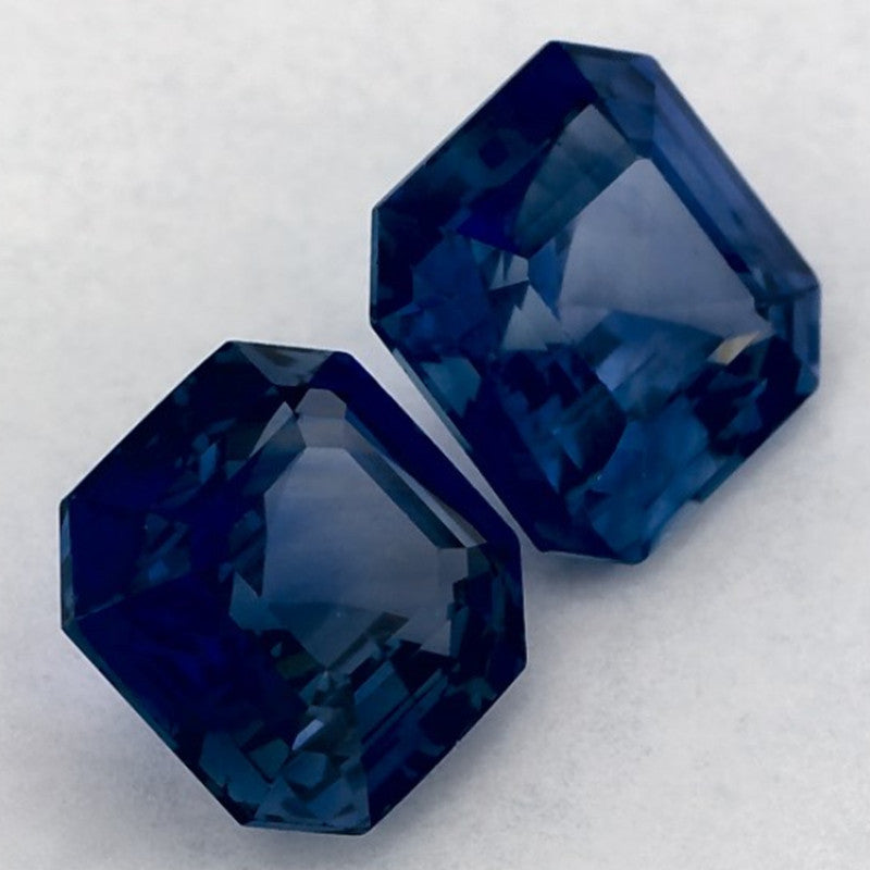 3.14 Carat Emerald Natural Blue Sapphire