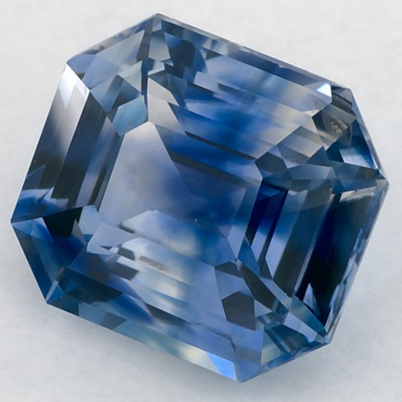 3.02 Carat Emerald Natural Blue Sapphire
