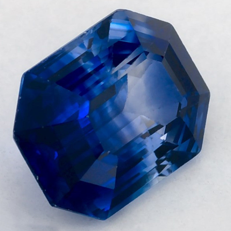 1.62 Carat Emerald Natural Blue Sapphire