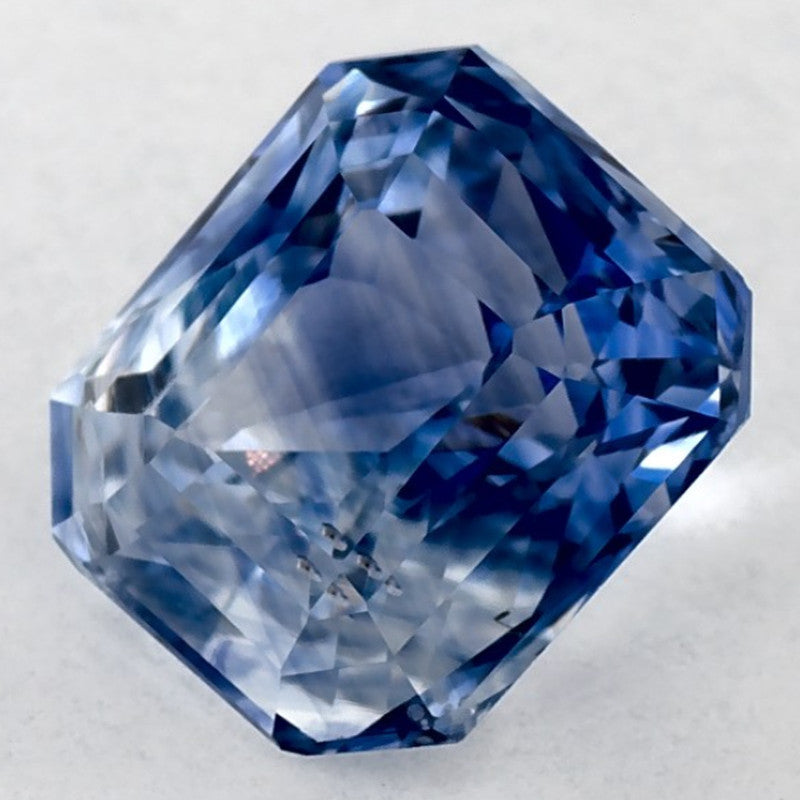 2.55 Carat Radiant Natural Blue Sapphire