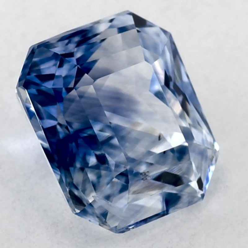 2.55 Carat Radiant Natural Blue Sapphire